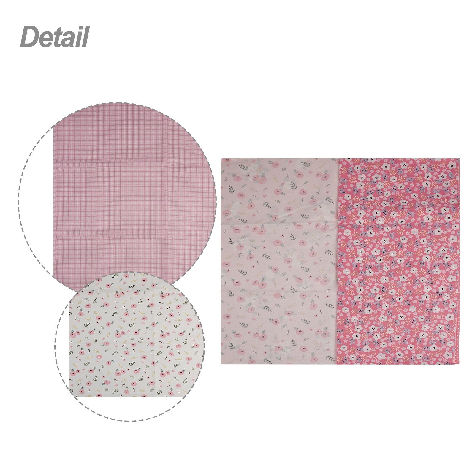 6pcs 25/50cm DIY Floral Cotton Cloth Pre-Cut  Sewing Fabric Handmade For Patchwork Needlework DIY Handmade Cloth Sewing 25x25cm