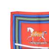 [USED]HERMES Couvertures et Tenues de Jour Horse Blanket Carre 90 Silk Scarf 90 Red Hermes KL4SP2KB36