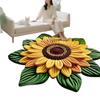 Tappetino 3D Floreale in Fanghi Diatomacei - Assorbente, Resistente all'Usura, Facile da Pulire per Camera da Letto, Soggiorno e Divano.
