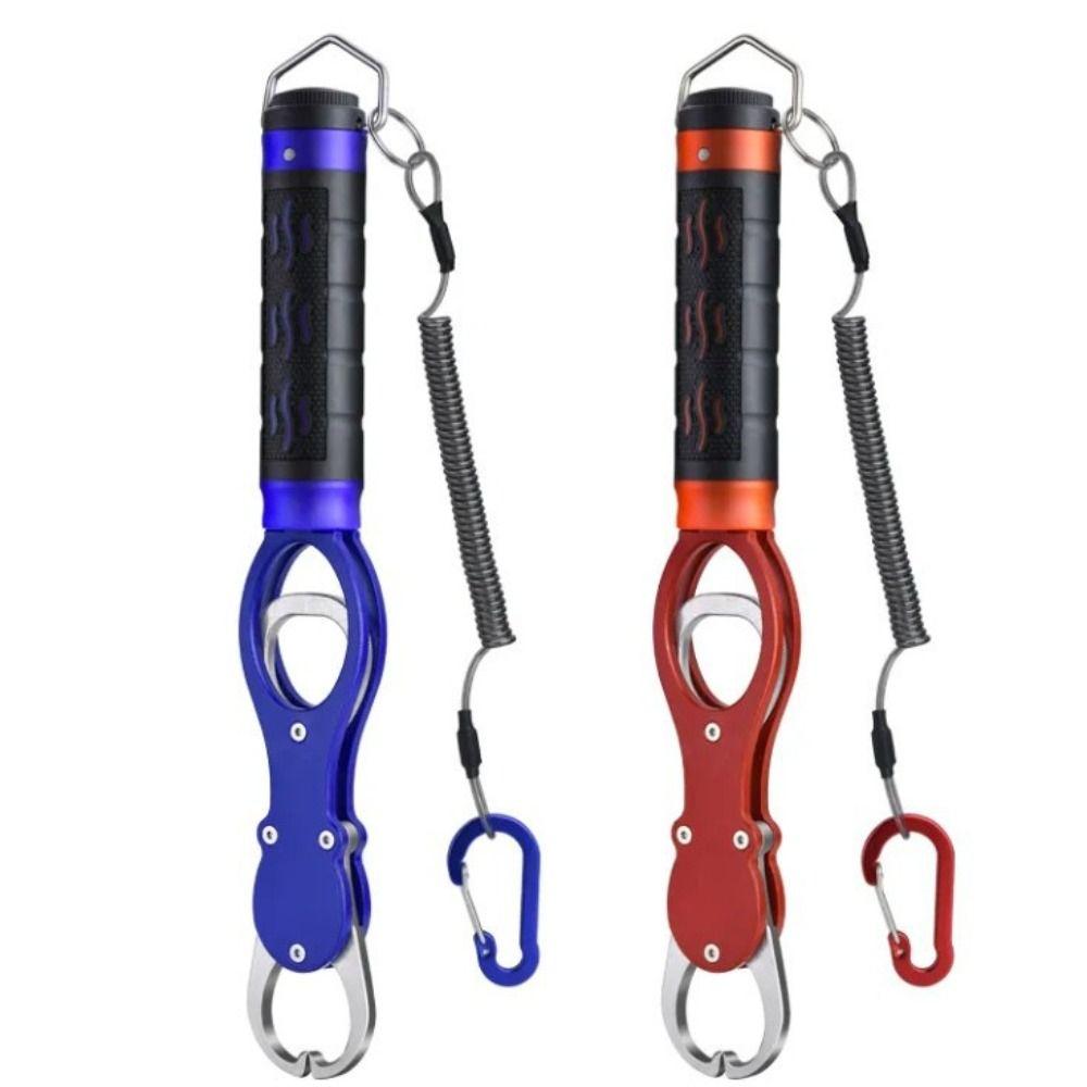 Aluminum Zinc Zinc Alloy Fishing Gripper Long Handle Fish Holder Professional Fish Holder