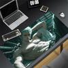 Japan Anime Mousepad Computer Gamer Lock Edge Extended Desk Mat Laptop One Piece Zoro Keyboard Mouse Pad Natural Rubber Carpet