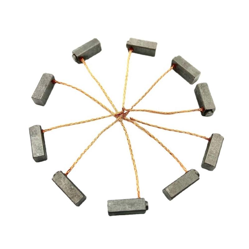 Heat Resistant Carbon Brushes Suitable for 24V Motors Conductivity Industrial Applications Repairing Part for Machine