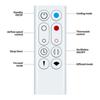 Hot & Cool Heater Fan Remote Control For Dyson AM09, White