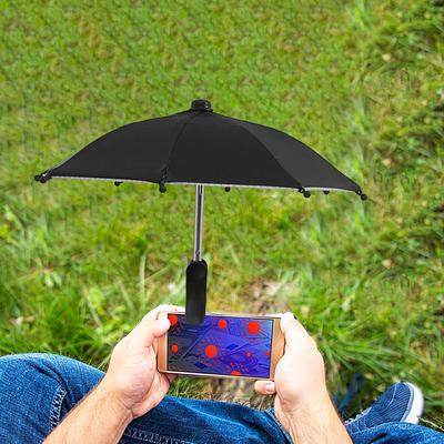 Parasol do telefonu Mini Uchwyt na parasol do telefonu komórkowego z klipsem do ochrony przed słońcem Parasol do telefonu komórkowego Klips do telefonu Zewnętrzny Osłona przeciwsłoneczna