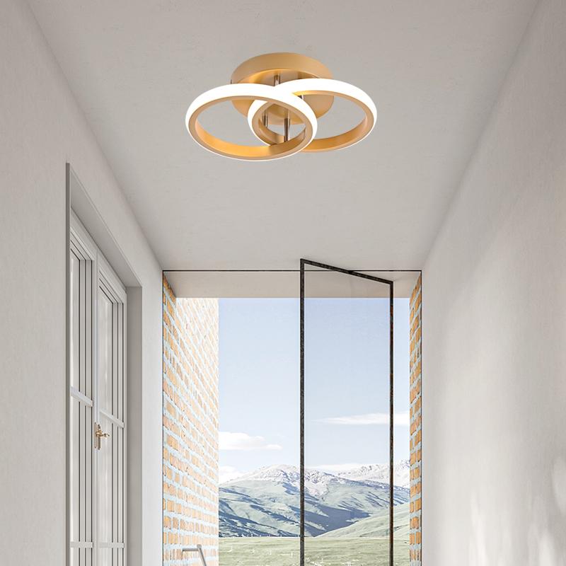 Moderne LED Gang-taklys Nodic Home Lighting Led Overflatemontert for soverom Stue Korridor Lys Balkonglys