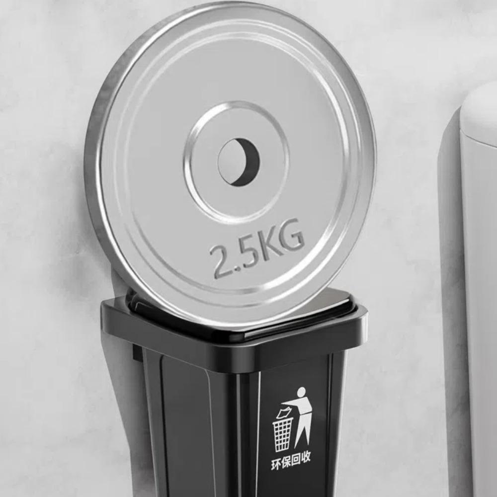 Śmietnik ze stali nierdzewnej do montażu na ścianie Śmietnik w kształcie puszki Nowy wiszący kosz na śmieci