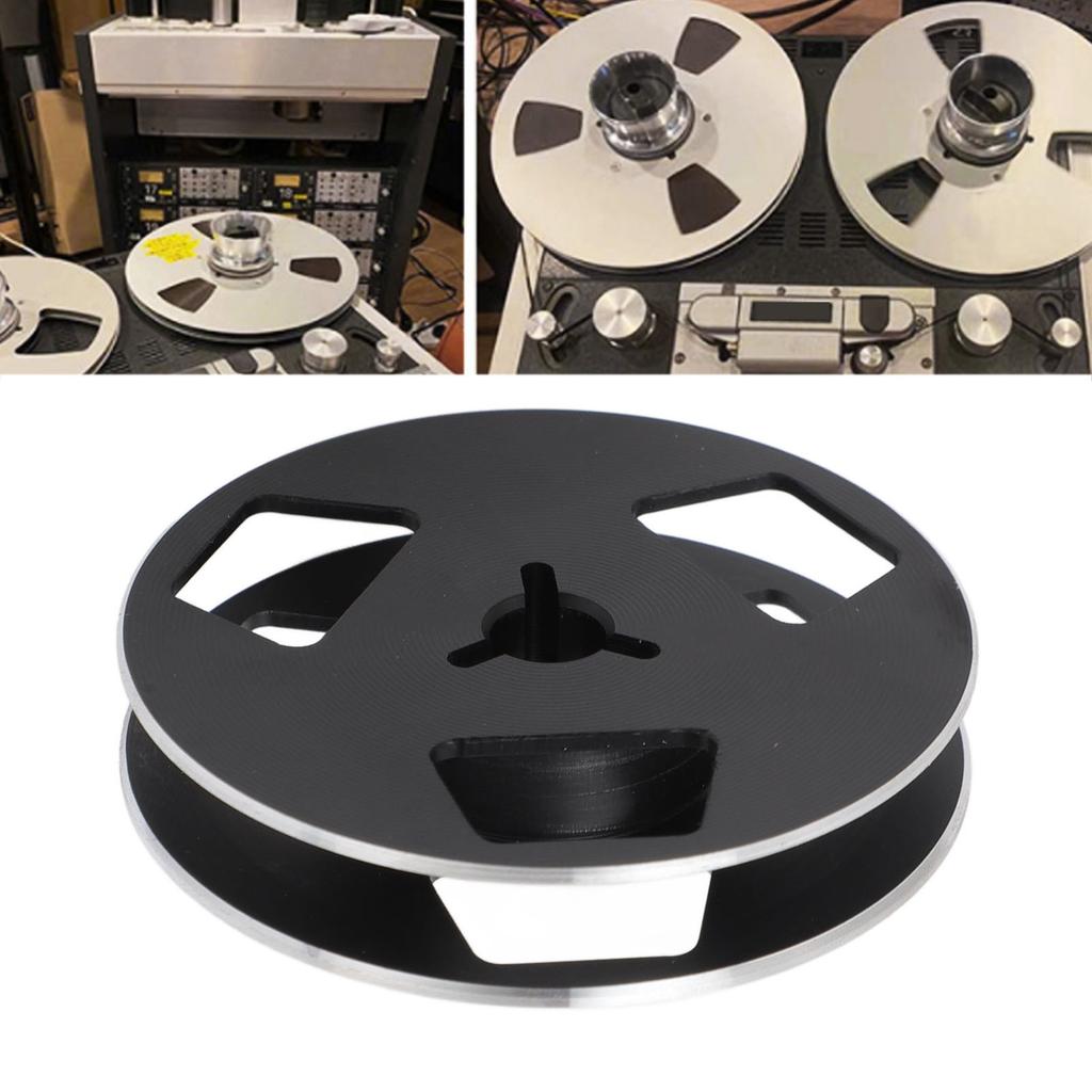 1/4 2.5 Inch Empty Tape Reel 3 Hole Sound Tape Takeup Reel for Recording Open Reel Takeup Reel NaMachine