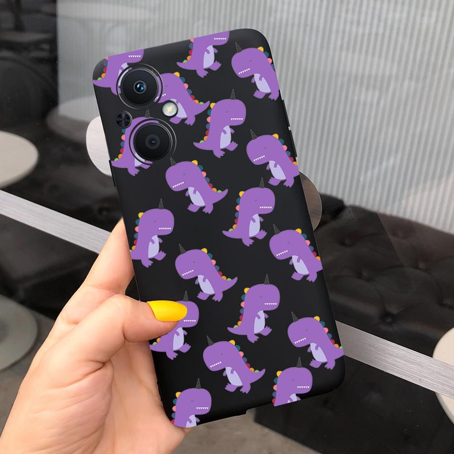 For Reno8 Lite Reno8 Z Case Domineering Dragon Cute Astronaut Soft Silicone Back Cover For Oppo Reno 8 Lite 8z CPH2343 Fundas