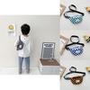 Trendy Modern Cool Boys Chest Bag Stylish Kids Waist Bag Checkered Small Crossbody