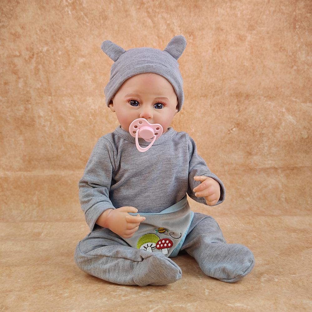 46cm Realistic Hand-Painted Hair Reborn Doll - Exquisite Children s Toy & Birthday Gift Doll with Clothes