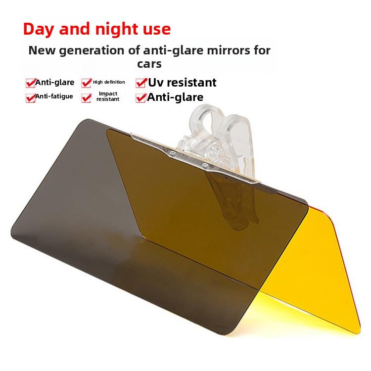 Anti-Glare Sun Visor for Vehicles Day and Night Use Protects Against Dazzling High Beams