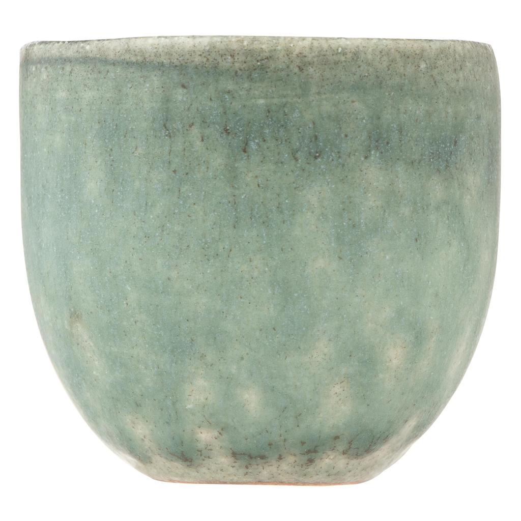 Marui Seito Shigaraki Ware Hechimon Sake Cup, Diameter 5cm, Black Celadon, Blue, MR-3-4309