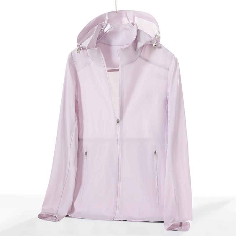 

Худи с защитой от солнца UPF50+ из ледяного шелка для пар - Легкое, Эластичное, Летнее, Устойчивое к УФ-лучам XS