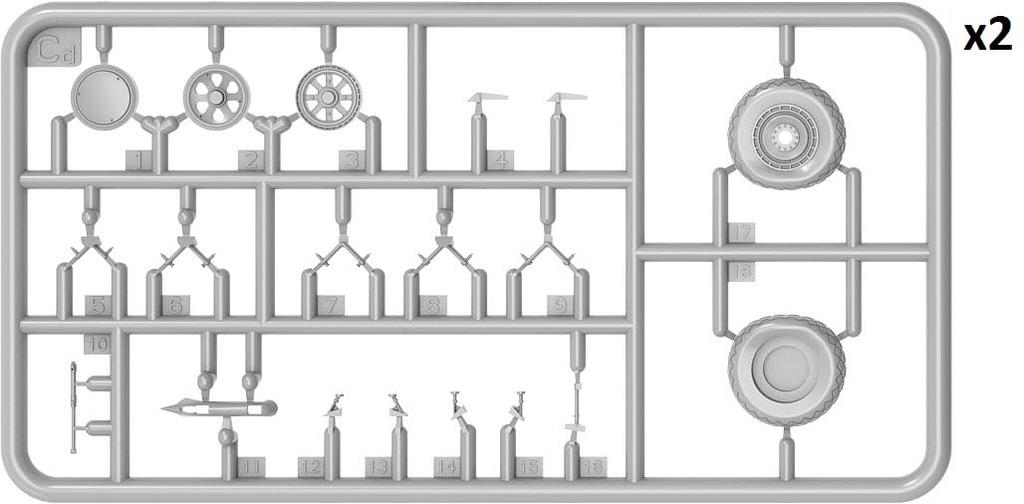 Miniart Thunderbolt Basic Kit Plastic Model MA48023 1/48 P-47D-30RE