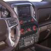 For Chevy Silverado 19+Tahoe 21+ Console Radio AC Switch Button Knob Trim Rings
