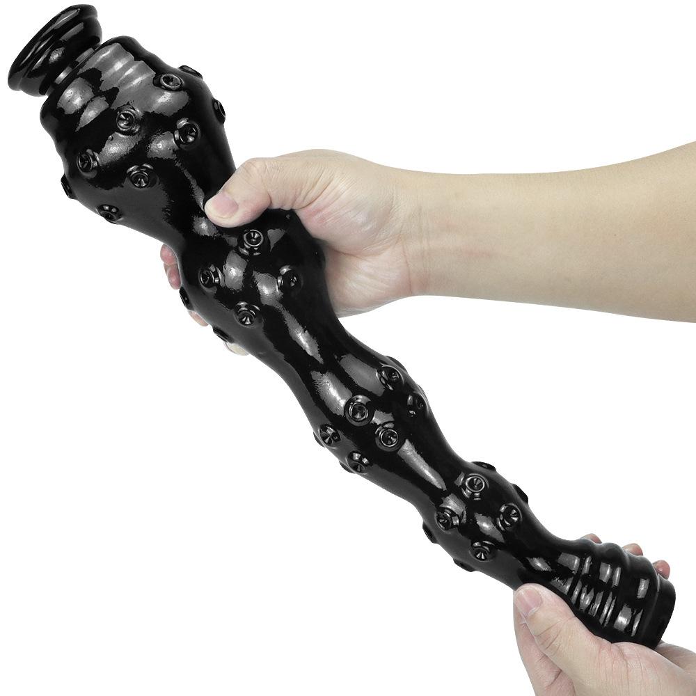 40cm Big Black Dildos Strap On Realistic Animal Dildo Anal Plug Adult Sex Toys Fisting Fetish Slave BDSM