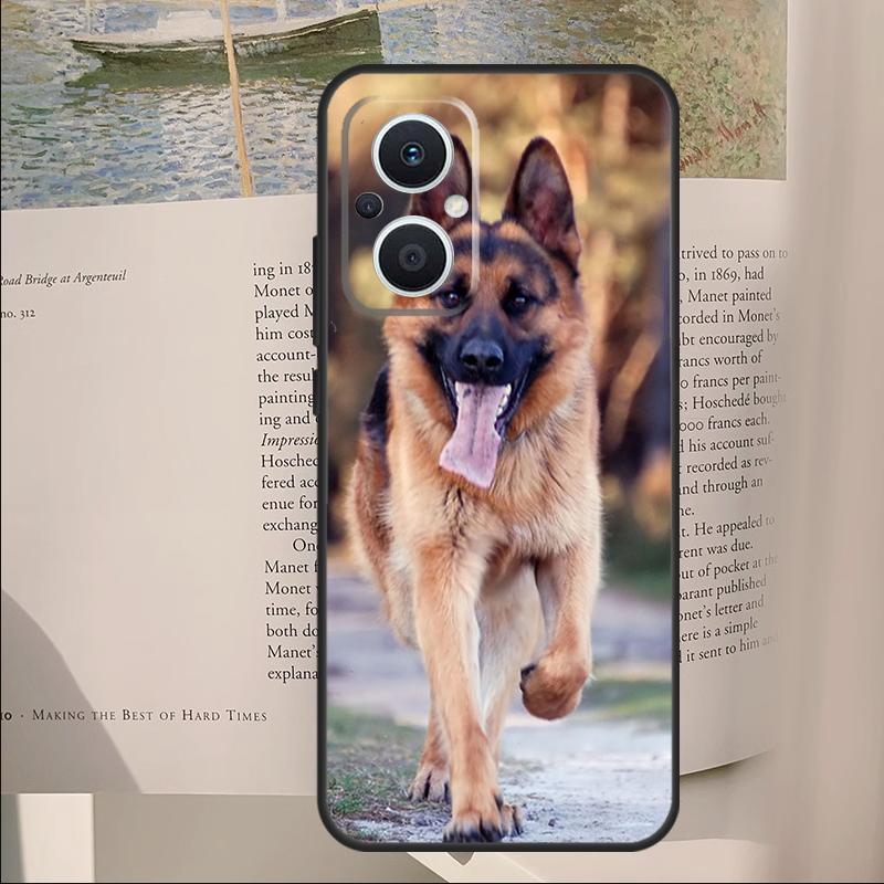 German Shepherd Dog Cover For OPPO Reno 11F 12F 13F 14F 14 10 11 13 Pro 7 8 Lite OPPO Find X8 X6 X5 X9 Pro Case