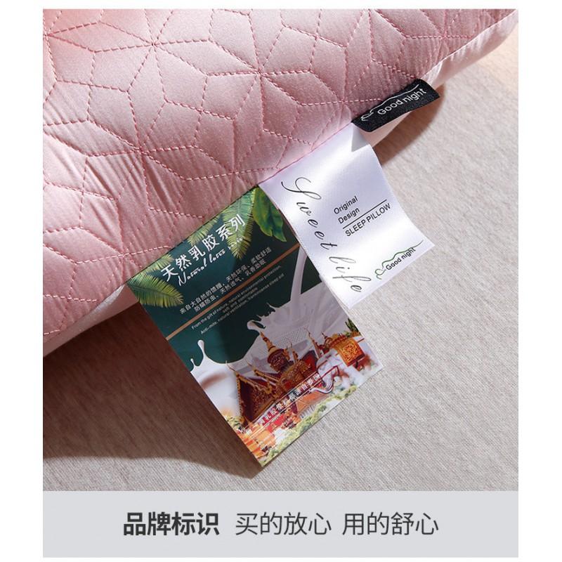 Cotton Cover Silk Latex Pillow Side Sleepers Neck Support Memory Foam Alternative Hypoallergenic Medium Height