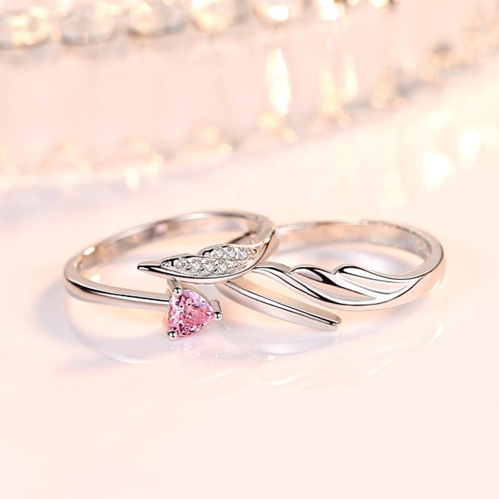 Paarringe Liebhaber S Farbe Stilvoll Modisch DIY Schmuck Mann Frau Paar Ringe Jahrestag Brauttreffen Hochzeitsanlass