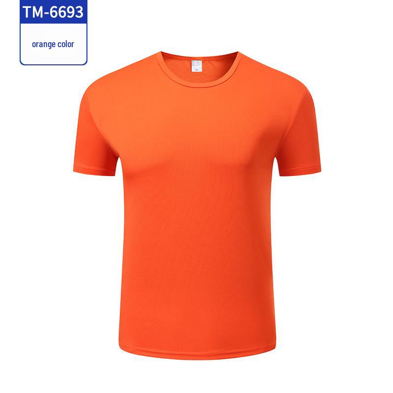 

Вышитая быстросохнущая летняя спортивная форма: Футболка с круглым вырезом для родителей и детей, теннис и бейсбол XXXL оранжевый