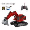 Alloy Remote Control Excavator Digger Vehicle Toy Bulldozer for Kids - Free Shipping