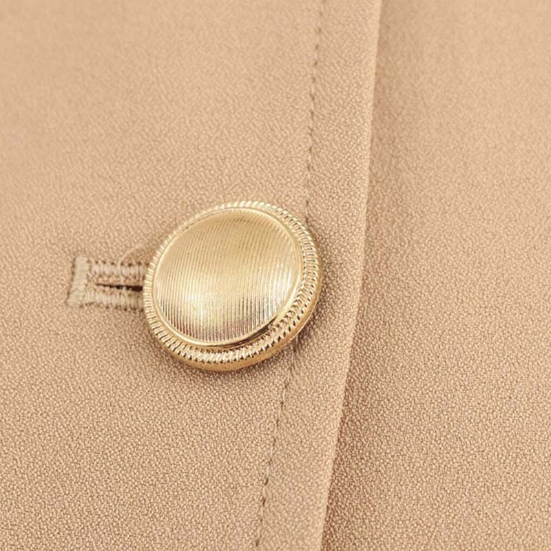 Women Temperament Lapel Slim Fit Suit Jacket Autumn Turn Down Collar Single-breasted Office Lady Blazer Elegant Fashion Coats