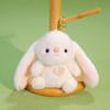 Plush Rabbit Keychain With Heart Pendant Design For Backpack Decor And Collectible Gift