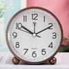 Retro Silent Alarm Clock - Vintage Desktop Decor for Bedroom or Dormitory