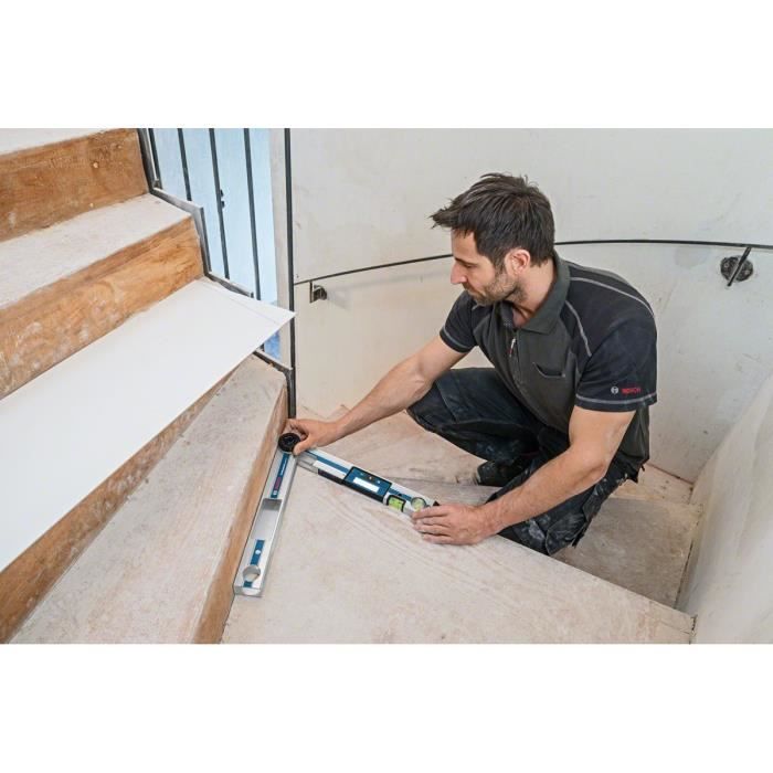 Mesureur d'angle - BOSCH - GAM 220 Professional - Précision ±0,1° - Longueur 40 cm - Plage 0-220°