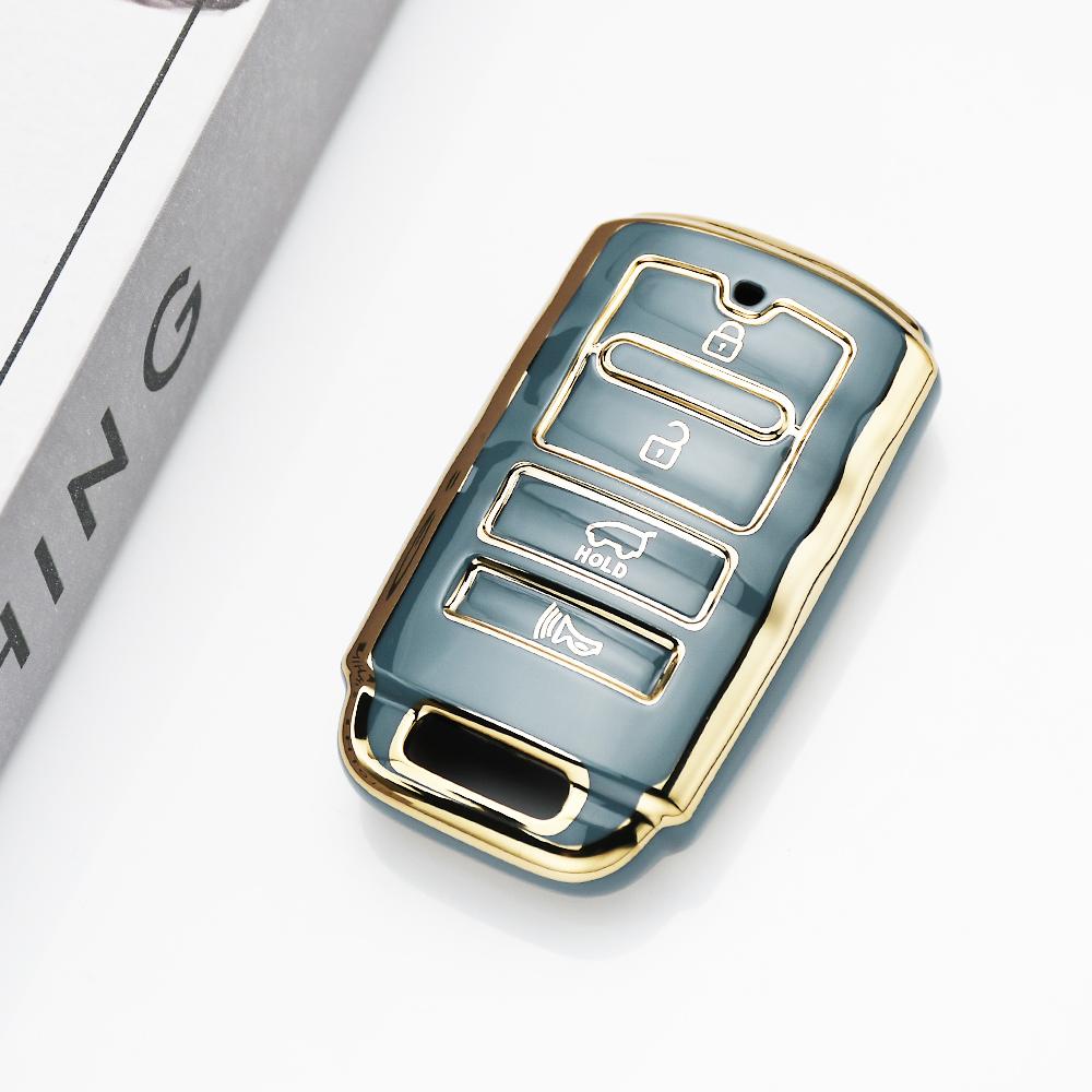 4 Buttons Tpu Keyless Auto Shell Fob Cover For Kia New K7 Cadenza K9 K7 K-04 Sorento K900 Car Key Case Holder Keychain Protector