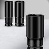 10/13Pcs Efficient 1/2" Drive Deep Impact Socket 6 Point for Efficient Screw Tightening Automotive and Furniture Repair