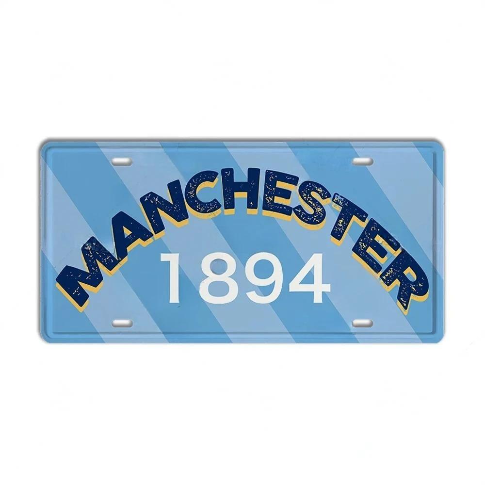 DORA Tin Sign Vintage Ctiy Aluminum Plate Barcelona MILAN Madrid Country Metal Plaque LIverpool Manchester Tottenham Decortaive Car Sign Wall