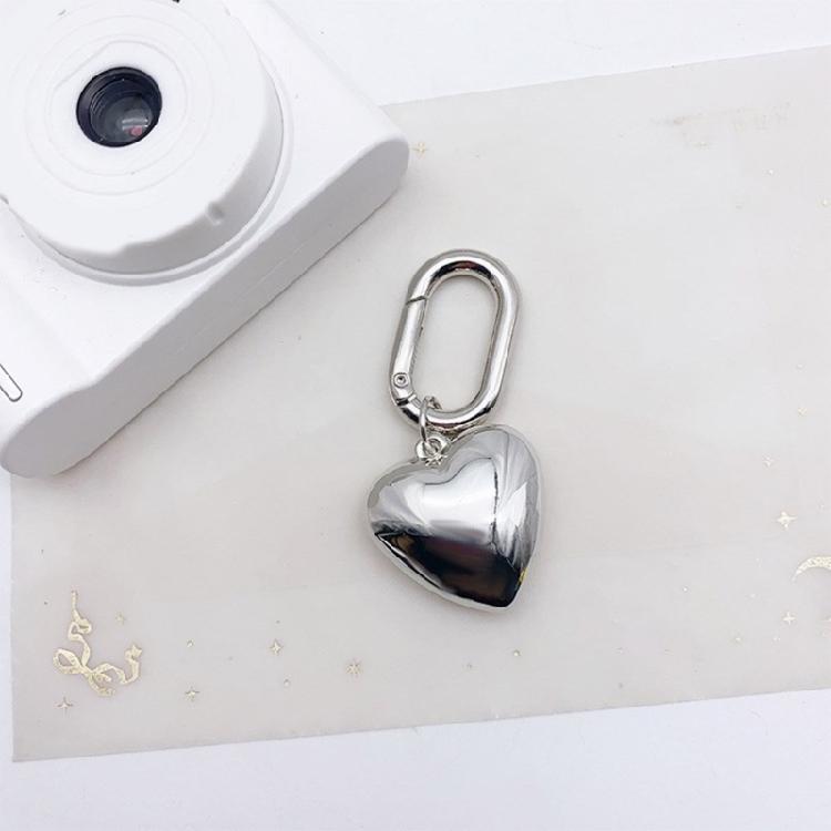 Colorful Heart Keychain Love Shape Bag Charm Pendant Decoration Handmade Jewelry