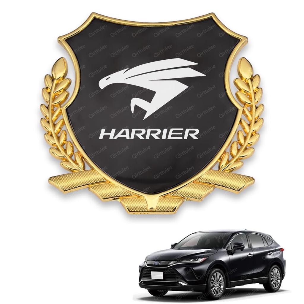 Harrier Car Metal Harrier 60 80 Car Sticker Car Logo Decorative Sticker Mirror Emblem, Emblem, Series, Series, Decal, (Gray Finish, Harrier)