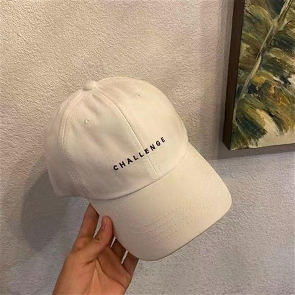 Letter Embroidered Hip Hop Hats Cotton Peaked Cap Fashion Sun Hat  Outdoor Sports