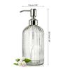 Soap Dispenser Bathroom Clear Glass Empty Refill Subbottle Detergent Kitchen Hand Sanitizers Shower Gel Shampoo Bottles