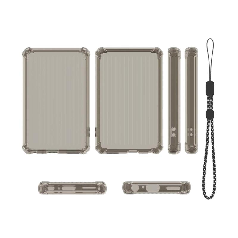 Flexible Cover for Digital Music Player with Headset Port Openings, Corner Guards and Carry Lanyard for for Innioasis Y1 Shell