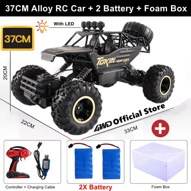 Remote Control Off Road Rc Car Radio Climbing Super Alloy Truck Buggy 4x4 Rtr Vehicle Electric Toy For Children Kid Gift