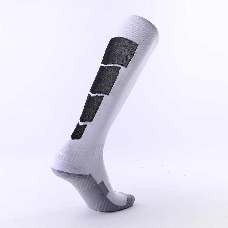 Professional Football Socks Over Knee Sports Socks Men S Multicolor High Tube Socks Women S Stockings Thickened Towel Bottom Game Socks One size fits all for adults【39-45】