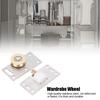 2pcs 30mm Wheel Diameter Sliding Door Wheel Smooth Wardrobe Door Roller  Closet Door