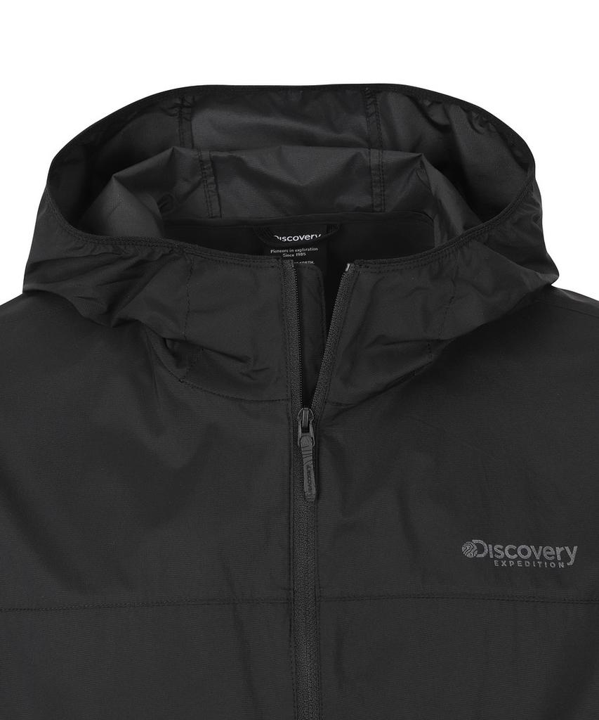 Discovery Expedition Men'S Freshvent 2.0 Packable Windbreaker (Black)