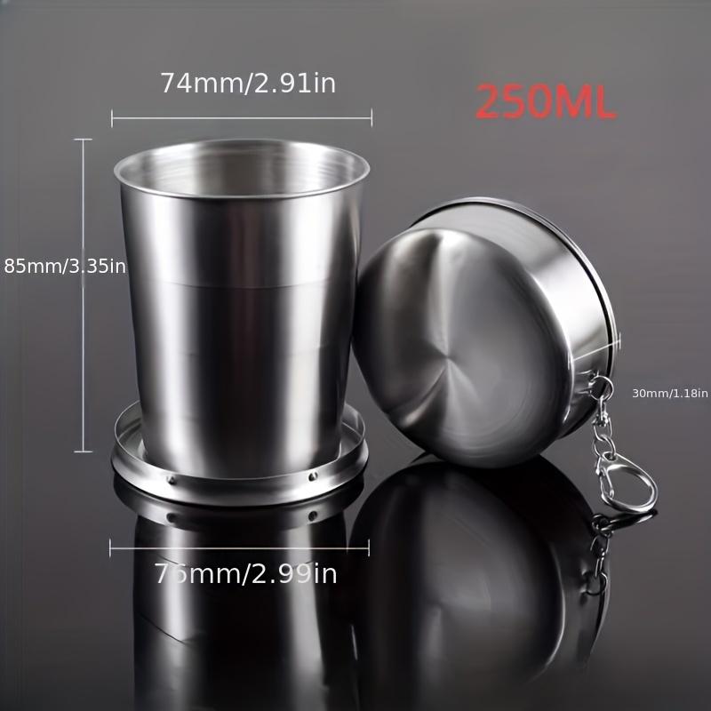 75/150/250ML Folding Cup Camping Cookware Retractable Cup Outdoor accessories Teacups Teaware Camp Utensils Tableware Folded Cup