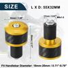 TUCKBOLD Motorcycle Handlebar End Plugs Aluminum Alloy 7/8" 22mm Stylish | Front Handlebar Grip