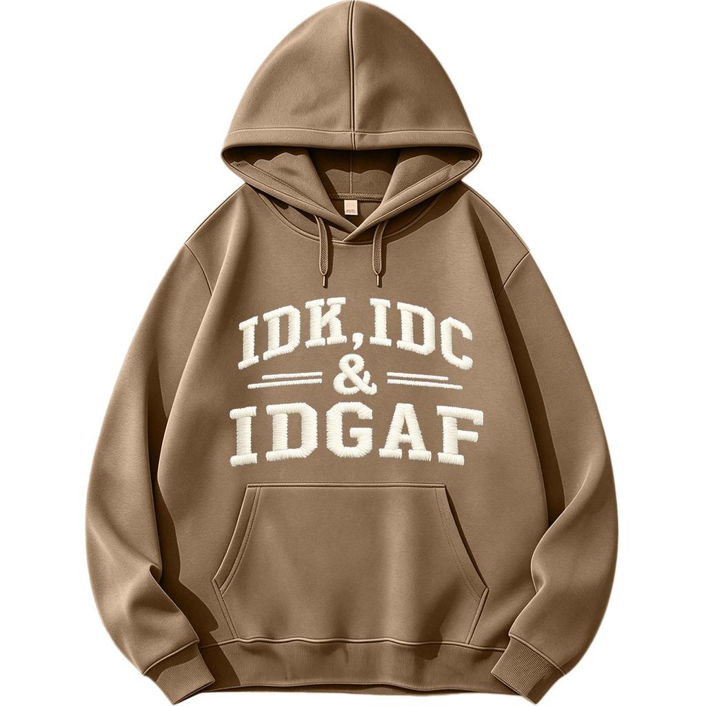 Unisex Printed Hooded Sweatshirt Long Sleeve Pullover Casual Top for Men and Women