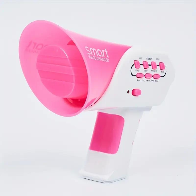 

Voice Changer Toy for Kids – Smart Sound Modulator & Prank Megaphone Speaker 1pcs розовый