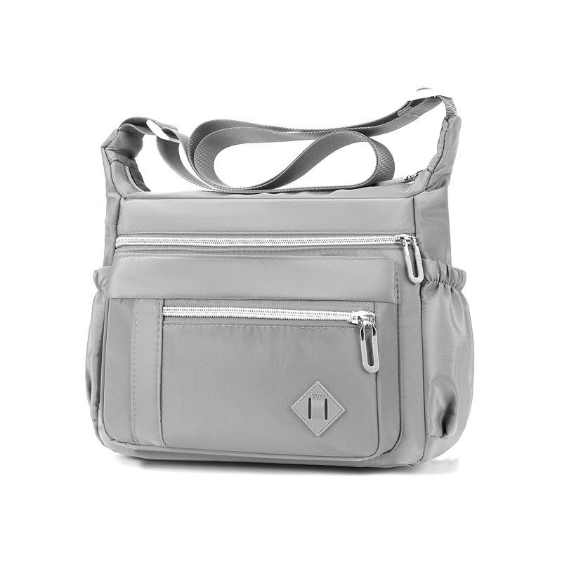 Simple Shoulder Bag Summer New Multi-compartment Nylon Cloth Crossbody Bag Casual Lightweight Large Capacity Medium Mom Bag