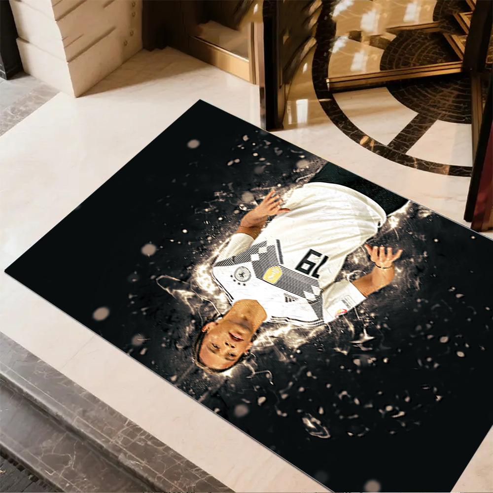 Santi Cazorla Arsenal Legend Floor Rug Office Rug Suitable for Game Room Balcony Playrooms Living Rooms Antislip Carpet Anime Office Decor