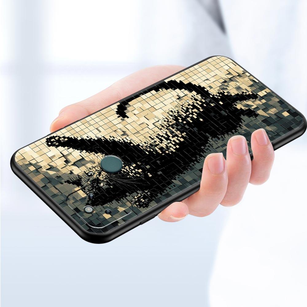 Cute Cat Phone Case Cover for Google Pixel 10 9 8 7 6 9A 8A 7A 6A Pro Shockproof Soft TPU 9 Pro XL Shell Capas Fundas Coque Bags