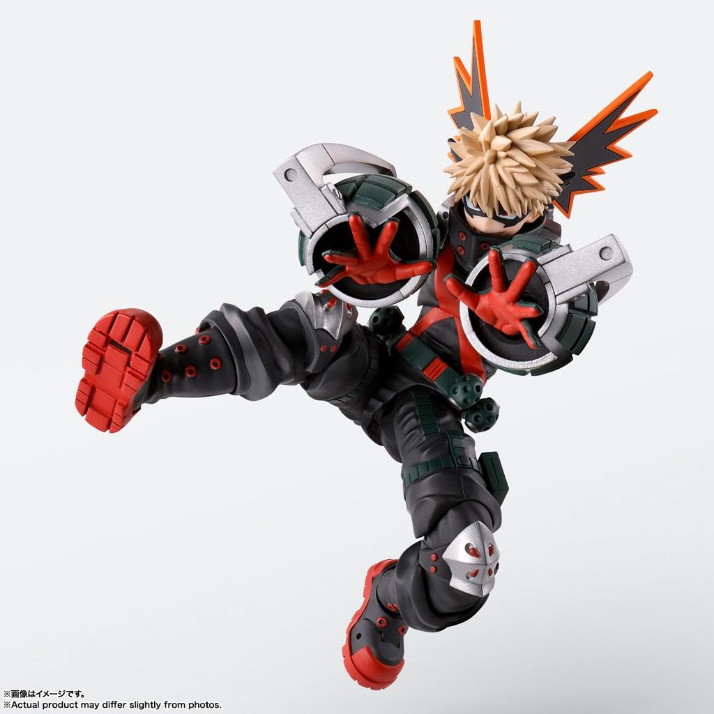 TAMASHII NATIONS S.H.Figuarts My Hero Academia Bakugo Katsuki, ca. 145mm, PVC & ABS bemalte Actionfigur