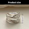 Stylish Irregular Geometric Rings Stylish Geometric Line Crossed Rings For Women Perfect For Parties And Gifts